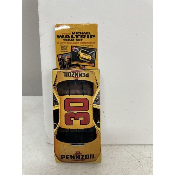 1992 TRAKS Racing Cards Pennzoil Michael Waltrip Team Set of 25 Cards - Picture 2 of 6